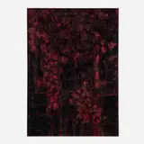 Ruth Wall, Untitled (Abstract Red and Black), oil on canvas