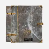Noah Purifoy, A Book Flown V, 1995, lead, brass