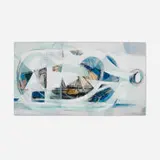 Wayne Thiebaud, Ship in Bottle, 1951, mixed media on paper
