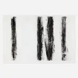 Robert Wilson, Pelleas Prologue, 1997, charcoal on paper