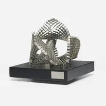 Lynn Kislak, Wondering, 2017, aluminum, painted wood