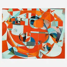 Brad Eberhard, The Birth of Heraldry, 2008, oil on canvas over panel
