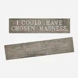 Joan Levinson, Madness (diptych), 1990, mixed media on wood panel