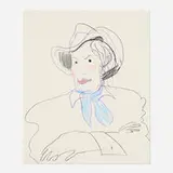 Spencer Sweeney, Some English dude actor Western BITCH, 2012, colored pencil on paper