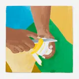 Soimadou Ibrahim, Bittersweet, 2021, acrylic on canvas