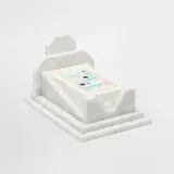 Pascal Bernier, Funeral-Tech, 2016, smartphone box, resin, marble and cement