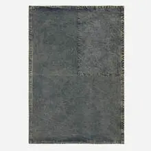 Sterling Ruby, Chinati Flag (DNM), 2015, treated denim