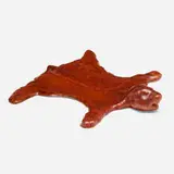 Susan Rothenberg, Bear Skin Rug (for Parkett 43), 1995, synthetic latex