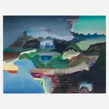 Elliott Green, Delphi, 2014, oil on linen laid to board