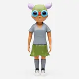 Hebru Brantley, Lil Mama (Original Edition), painted cast vinyl