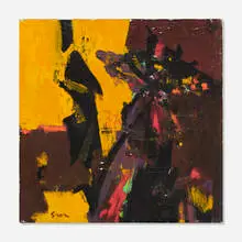 Sidney Gross, Untitled, 1953, oil on canvas