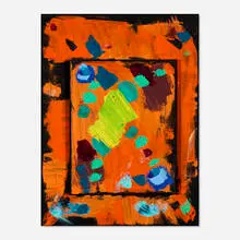 Joanne Greenbaum, Untitled, 2021, oil and Flashe on canvas collage