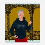 Sarah McEneaney, SP NO LA, 2013, egg tempera on gessoed panel