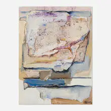 Untitled by Philippe Hosiasson, 1960, oil on linen, sold Mar 2026