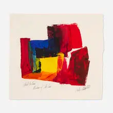Paul Jenkins, Window of the Sun, 1993, acrylic on paper