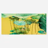 Su-en Wong, Golden Fable, 2003, colored pencil and acrylic on panel