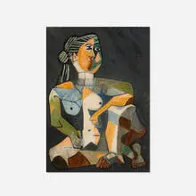 Louise Nevelson, Untitled, oil on canvas