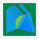 Achille Perilli, l'isola perduta, 2005, oil on linen