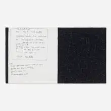 Tom Sachs, Important/Do Not Discard..., 2004, felt-tip marker, gaffer tape, gesso on panel
