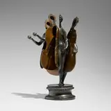 Arman, Vital Revolving, 1994, bronze