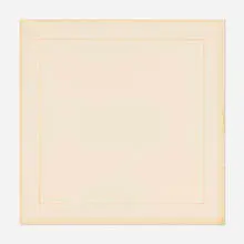 Fred Sandback, School Bus Yellow Corner Piece, 1970, colored pencil and graphite on paper