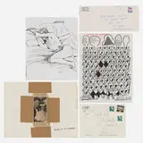 Ray Johnson, Collection of fifteen works, 1984-2004, collage; Xerox on paper; bound printed paper; offset lithograph