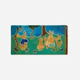 Pewabic Pottery, Rare Peter Rabbit tile, 1922-23, glazed earthenware