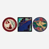 California Faience, Collection of three student-made tiles