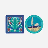 California Faience, Tiles, set of two