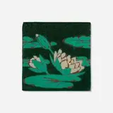 Grueby Faience Company, Tile with water lilies