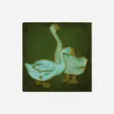 Rookwood Faience, Architectural tile with geese, c. 1915, glazed earthenware