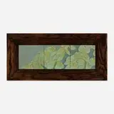 Rookwood Faience, Three tiles with leaves from a unique frieze