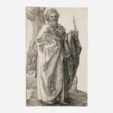 Albrecht Durer, St. Bartholomew, 1523, engraving on laid paper