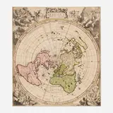Jacob Robyn and Cornelis Danckerts, Nieuw Aerdsch Pleyn, engraving with hand-coloring