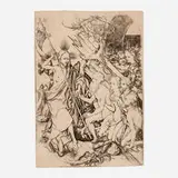 Martin Schongauer, Christ in Limbo (from The Passion of Christ), engraving
