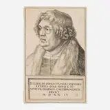 Albrecht Durer, Willibald Pirckheimer, 1524, engraving on laid paper