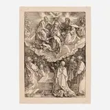 Albrecht Durer, The Assumption and Coronation of the Virgin, from The Life of the Virgin