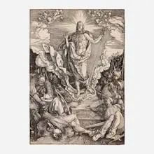 Albrecht Durer, The Resurrection, from The Large Passion, 1511, woodcut on laid paper