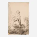 Rembrandt Harmensz van Rijn, The Virgin in the Clouds