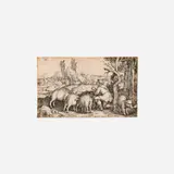Hans Sebald Beham, The Prodigal Son tending the Swine