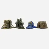Fulper Pottery, Collection of eight bookends