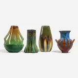Fulper Pottery, Collection of four works