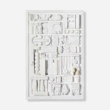 Philip Littman, Nevelson Remembered II, found wood object assemblage with paint