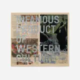 Infamous Product of Western Culture by Rirkrit Tiravanija and Tomas Vu, 2015, screenprint on newspaper, sold Oct 2025