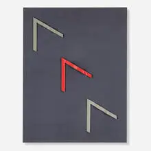 Erik Frydenborg, Codec 8 (Interpreted as Opus 1), 2011, pine, wood stain, wax, medium density fiberboard, linen, polyurethane plastic and pigments