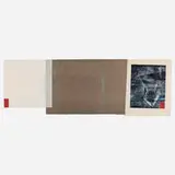 Steven Sorman, The First Building Project According to What Plan, 1978, lithograph and intaglio in colors with collage