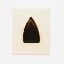 Willie Cole, Untitled (from the Mettlesome + Meddlesome portfolio), 1993, iron-scorched paper