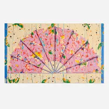 Tony Scherman, Fan, 1981, encaustic on canvas
