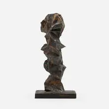 Abbot Lawrence Pattison, Untitled, bronze, stained wood