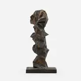 Abbot Lawrence Pattison, Untitled, bronze, stained wood